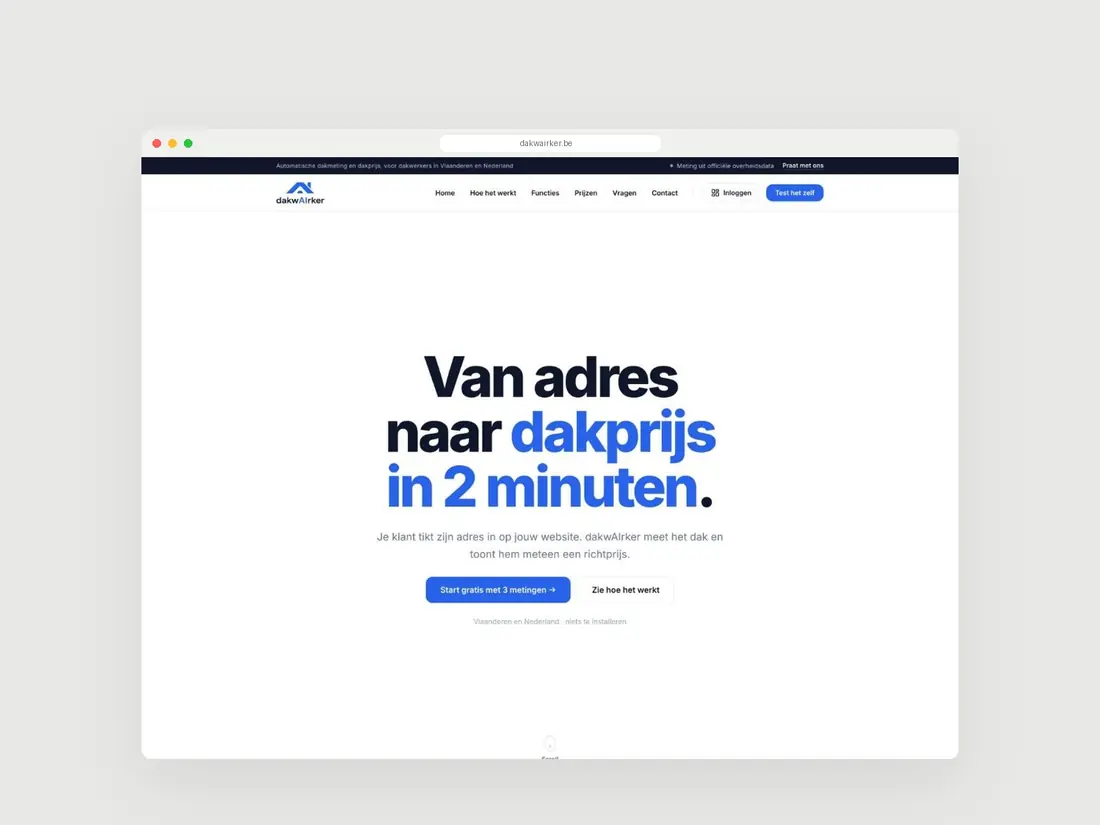 Website van dakwAIrker